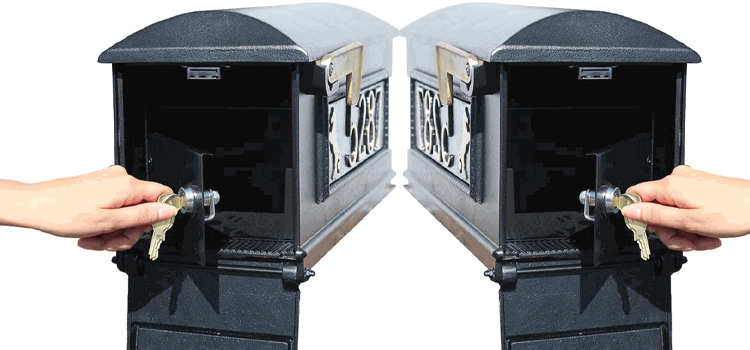 Whitevale Residential Mailboxes With Lock